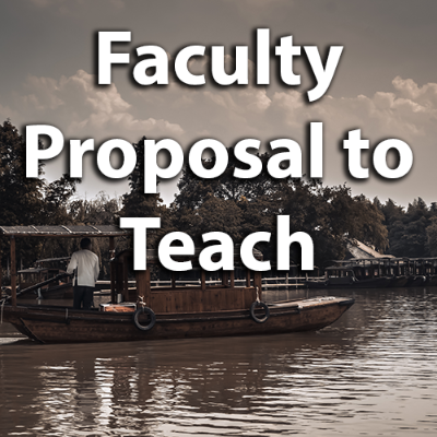 Proposal to lead a Faculty Led Program 